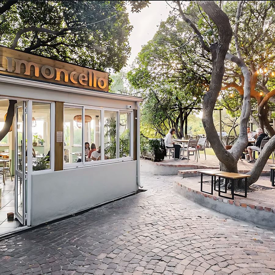 The restaurant exterior